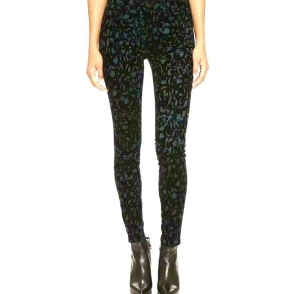 J Brand, Olive Brocade 620 Super Skinny Jean Patterned Burnout Velvet Women’s 24 - Picture 16 of 16